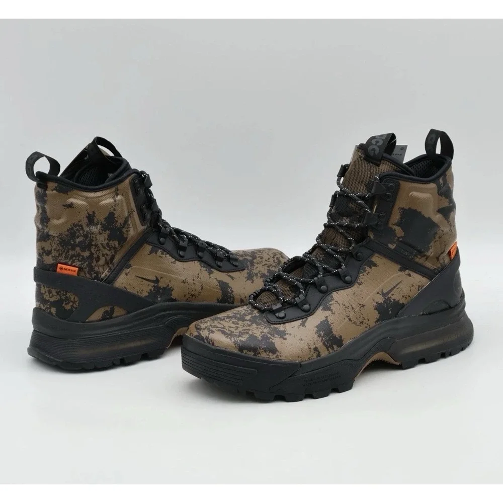*NEW Nike ACG Zoom Gaiadome GORE-TEX Black Brown IB2328-200 Women Size 8.5 / M 7